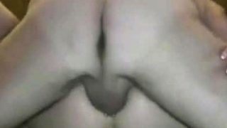 Very horny girl, hubby fucks anal, dp with toy