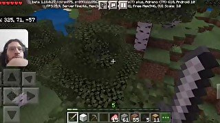 Minecraft gameplay // hunting food //