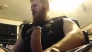 Big Dick Ginger Shoots Out A Massive Load