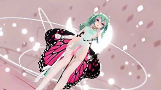 Miku X Insect Hentai Sex Dance Mmd Creampie Undress Dance Soft Green Hair Color Edit Smixix