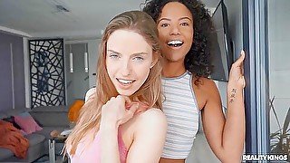 And Jayla De Angelis Pleasuring Horny Dude