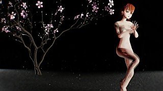 MMD R18 4k Misaka Mikoto bikini & stockings - Gimme X Gimme - 1028