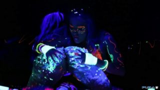 Black Light Rainy Night with Abigal Mac & Ava Addams