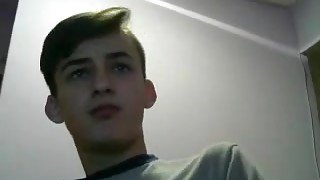 Spanish cute boy cums on cam