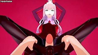 Hentai POV Feet Zero Two DARLING in the FRANXX