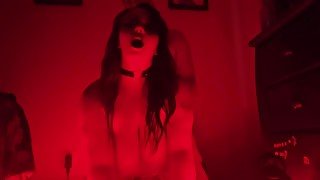 Lusty Married Couple Fuck In Seductive Red Lighting