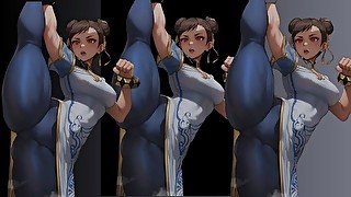 Chun Li asian thick girlfriend STREET FIGHTER - JizzTribute