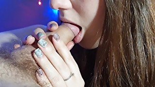 Sensual teasing Blowjob: Cum in mouth, Keeps sucking