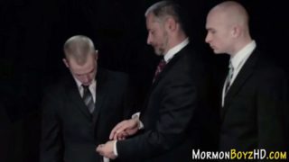 Mormon elders get pegged