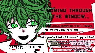 My Hero Academia Villain Deku Comes Through the Window to Fuck You! Art:twitter@bbadtime