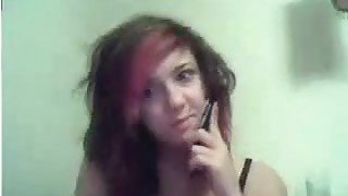 Horny Emo Camgirl Multi-Task