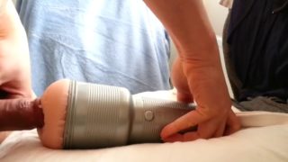 Multi orgasmic training with fleshlight. cum 3 times