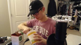 Stepbro eats stepsister's Greek yogurt and chocolate milk (Gone Sexual!)