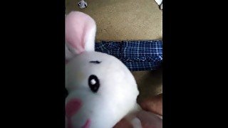 Nuttin on soft lil bunny toy