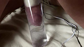 Estim orgasm ejaculation. Electro torture. Orgasm