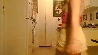 Amateur Kitchen Striptease to "Teenage Love Song"