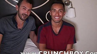 twink latino fucked by daddy for a casting porno crunchboy for a gay porn amateur clip CRUNCHBOY from france