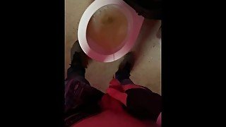 Pissing in my stepmom‘s private bathroom at office pink messy moaning huge relief