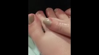 Erotic foot massage