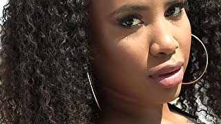 Intensely seductive black beauty Demi Sutra taking so much cock