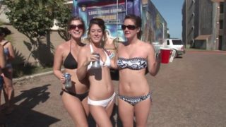 Hot Girls In Bikinis Having Fun In Spring Break