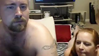 couple sharing webcam