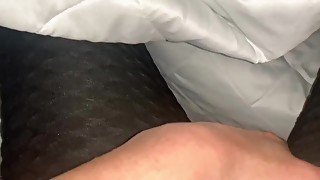 Hot Sexy Milf plays with pussy in someone else’s bed!!!