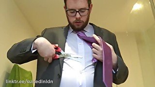 Lilac Shirt and Tie Destruction