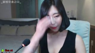 Korean camgirl sexy show in tan pantyhose