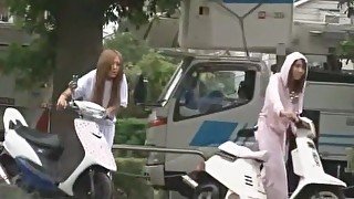 Fabulous Japanese model Rio Sakura, Megumi Haruka in Amazing Public JAV clip