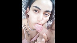 Amateur latina blowjob