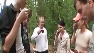 Outdoor Orgy In Russia