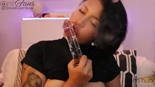 Silvia’s blowjob with vape from webcam show, Live on MFC and Bonga as Youtwoknow CB silvia_xxx