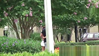 Mofos - Public Exhibition, Savana Ginger gets filmed fucking outside