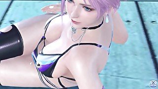 Dead Or Alive Xtreme Venus Vacation Elise Popping Lover Swimsuit Fanservice Appreciation