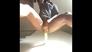 Darkskin Ebony Babe Home Alone Fucks And Sucks Herself *SOLO*