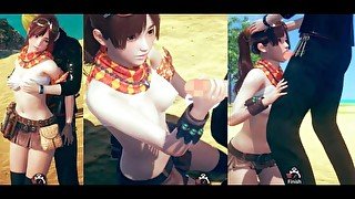 【巨乳行商人シャンとおっぱい揉み揉みエッチ！】 AI少女プレイエロ動画 リアル3DCGエロゲーム【Hentai Game Ai Shoujyo 】Big tits Peddler is rubbed