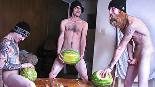 Have You Ever Fucked A Watermelon? - Devin Reynolds, Blinx Kenneth Slayer - StraightNakedThugs