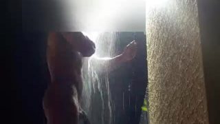 Outside shower