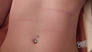 Brand New First Timer Blonde teen 18+ Gets Creampied