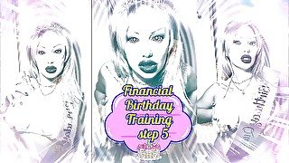 Mesmerizing Financial Training from Birthday Goddess! Step 5