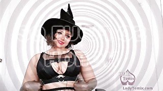 Mesmerizing witch enchants your Chastity cage for Locktober!