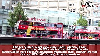 german skinny blonde bitch pick up in public and fuck