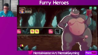 Hung Hippo! Furry Heroes #4 W/HentaiGayming