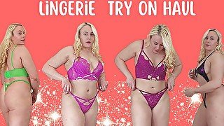 Lingerie try on haul with Michellexm