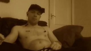 Very old pig out video from a few years ago - with a fart and talking