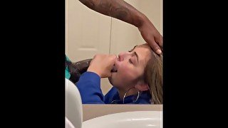 Huge Facial On Hot College Chick After Party