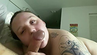 Sucking big dick