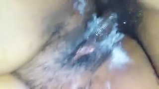 Creamy wet pussy on my bbc