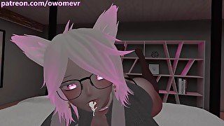 We wake up together and have comfy morning sex 💗 VRchat erp preview